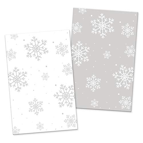 itenga 24x Geschenkkarte Muster Schneeflocken Weihnachten Geschenke Botschaft Grußkarte Postkarte Ballonkarte zum Basteln und Verschönern itenga 24x Geschenkkarte Muster Schneeflocken Weihnachten Geschenke Botschaft Grußkarte Postkarte Ballonkarte zum Basteln und Verschönern von itenga