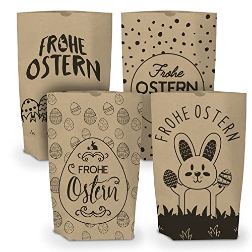 itenga 40 Stück Bedruckte Ostertüten zum Befüllen braun 17 x 26 cm Motivmix 4 Motive je 10 Stück Ostereier Geschenktüte Ostern Osternest itenga 40 Stück Bedruckte Ostertüten zum Befüllen braun 17 x 26 cm Motivmix 4 Motive je 10 Stück Ostereier Geschenktüte Ostern Osternest von itenga
