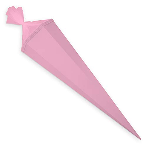 itenga Bastelschultüte 85 cm eckig Schultütenrohling mit Tüllverschluss (Rosa) itenga Bastelschultüte 85 cm eckig Schultütenrohling mit Tüllverschluss (Rosa) von itenga