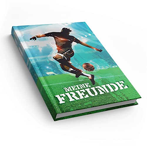 itenga Freundebuch Fußball Meine Freunde DIN A5 88 Seiten für Jungen zum Ausfüllen für Schule Schüler Freunde itenga Freundebuch Fußball Meine Freunde DIN A5 88 Seiten für Jungen zum Ausfüllen für Schule Schüler Freunde von itenga