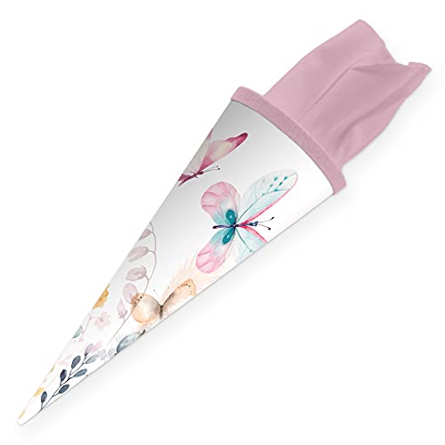itenga Geschwister Schultüte 35cm Schmetterling mit Filzverschluss kleine Tüte Geschenkverpackung Einschulung Schulanfang itenga Geschwister Schultüte 35cm Schmetterling mit Filzverschluss kleine Tüte Geschenkverpackung Einschulung Schulanfang von itenga