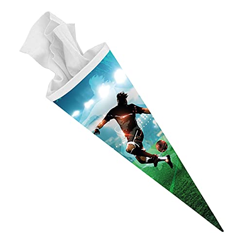 itenga Schultüte 70cm groß rund Fußball Einschulung Schulanfang - Zuckertüte für Jungen und Mädchen itenga Schultüte 70cm groß rund Fußball Einschulung Schulanfang - Zuckertüte für Jungen und Mädchen von itenga