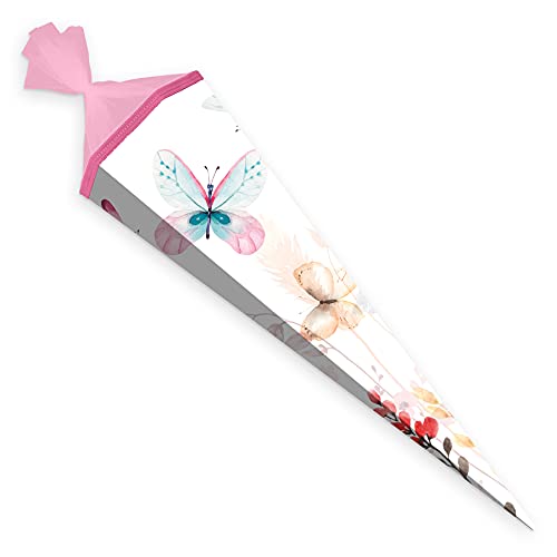 itenga Schultüte 85cm groß Schmetterling 6eckig Einschulung Schulanfang - Zuckertüte für Mädchen itenga Schultüte 85cm groß Schmetterling 6eckig Einschulung Schulanfang - Zuckertüte für Mädchen von itenga