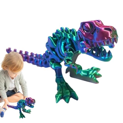 Articulated 3D Printed Dinosaur Skeleton Fidget Toys | New 3D Printed Dinosaur Fidget Toys Decor,3D Printed Dinosaur Toys,3D Printed Animals Dinosaur Toy for Kids Adults,Stress Reliefs von itrimaka