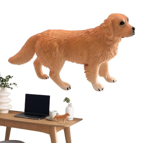 Realistisches Hundemodell | realistisches Hundefigurenspielzeug,Bauernhoftier-Modellspielzeug, Golden Retriever, Schnauzer, Bulldogge, Schäferhund, Boxerhund, Aktion als Partygeschenk von itrimaka