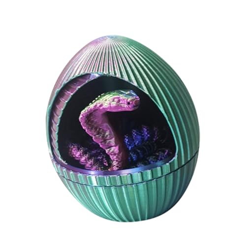 itrimaka 3D-Schlangeneier,3D-Schlange mit Ei,Flexibles Schlangen-Chefschreibtischspielzeug - 3D-gedruckte Tiere Fidget Toys Flexibles Schlangenspielzeug für die Inneneinrichtung für Erwachsene itrimaka 3D-Schlangeneier,3D-Schlange mit Ei,Flexibles Schlangen-Chefschreibtischspielzeug - 3D-gedruckte Tiere Fidget Toys Flexibles Schlangenspielzeug für die Inneneinrichtung für Erwachsene von itrimaka