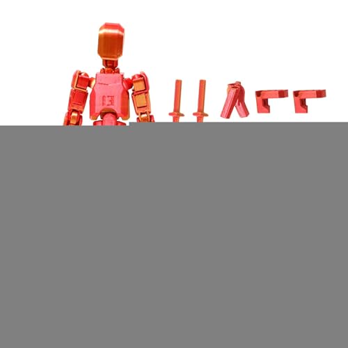 itrimaka Titan 13 Actionfigur, T 13 Actionfigur, 3D gedruckte Actionfiguren, mehrgelenkige mechanische bewegliche Ganzkörper-Actionfiguren, Spielzeug für Erwachsene und Kinder von itrimaka