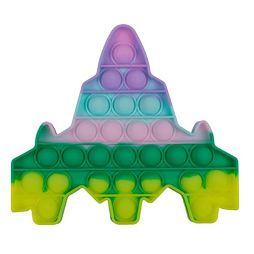 Fidget Pop Toy Rakete Pastellfarben - Kindergeburtstag, Mitgebsel, Spaß, Antistress Spielzeug, Pop It, PopIt, Bubble Popper von itsisa