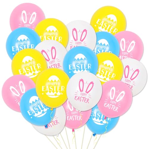 20 Stück Osterballons, Osterhasen-Ballons, Osterdekorationen, Ballons für Festival, Zuhause, Frühling, Ostern, Geburtstag, Party, Dekoration 20 Stück Osterballons, Osterhasen-Ballons, Osterdekorationen, Ballons für Festival, Zuhause, Frühling, Ostern, Geburtstag, Party, Dekoration von iwiio