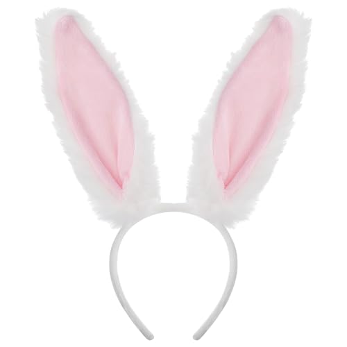 iwiio Hasenohren Stirnbänder, rosa Hasenohren, Hasenohren-Haarbänder, niedliche Oster-Plüsch-Hasenohren-Haarbänder für Oster-Party, Maskerade, Tierthemen-Party iwiio Hasenohren Stirnbänder, rosa Hasenohren, Hasenohren-Haarbänder, niedliche Oster-Plüsch-Hasenohren-Haarbänder für Oster-Party, Maskerade, Tierthemen-Party von iwiio