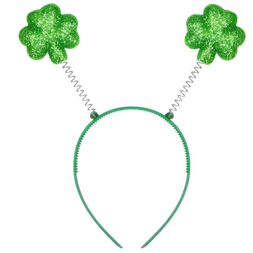iwiio St. Patricks Day Stirnband, St. Patricks Day Kleeblatt-Stirnband, St. Patricks Day Kopfbedeckung für Kinder und Erwachsene, St. Patrick's Day-Kostüme iwiio St. Patricks Day Stirnband, St. Patricks Day Kleeblatt-Stirnband, St. Patricks Day Kopfbedeckung für Kinder und Erwachsene, St. Patrick's Day-Kostüme von iwiio