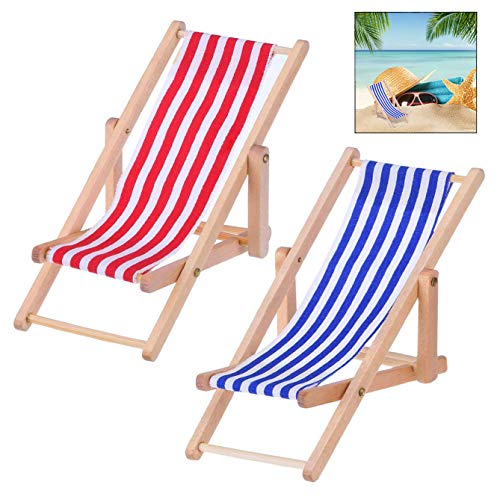 iwobi 2 Stück Mikrolandschaft Miniliegestuhl Strandkorb Sonnenschirm Kleine Palme Deko Accessoires iwobi 2 Stück Mikrolandschaft Miniliegestuhl Strandkorb Sonnenschirm Kleine Palme Deko Accessoires von iwobi