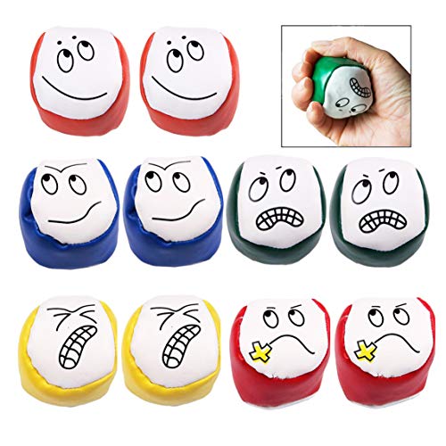 iwobi Jonglierbälle für Anfänger, 10er Set Kreative Beanbag Bälle zur Jonglage für Kinder/Erwachsene/Anfänger/Profis iwobi Jonglierbälle für Anfänger, 10er Set Kreative Beanbag Bälle zur Jonglage für Kinder/Erwachsene/Anfänger/Profis von iwobi
