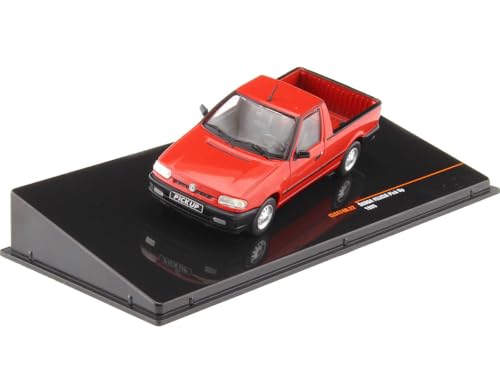 Ixo kompatibel mit Skoda Felicia Pick Up 1995 rot Modellauto 1:43 Models von Ixo