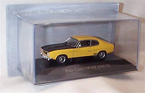 ixo 1969-72 Ford Capri 1700 GT in Gelb Auto 1,43 Druckguss-Modell von ixo