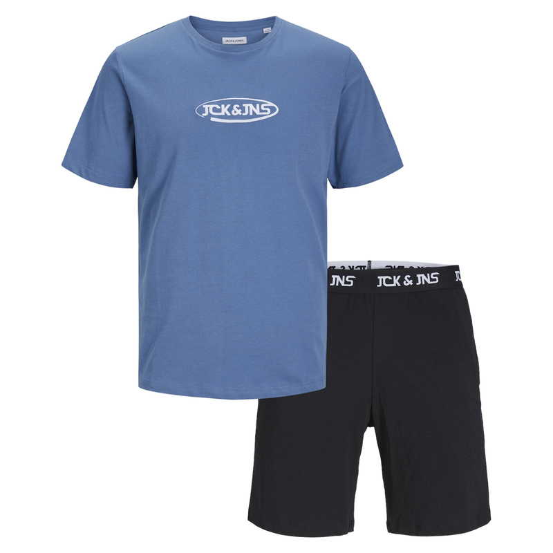 T-Shirt JACOLIVER inkl. Shorts in coronet blue von jack & jones