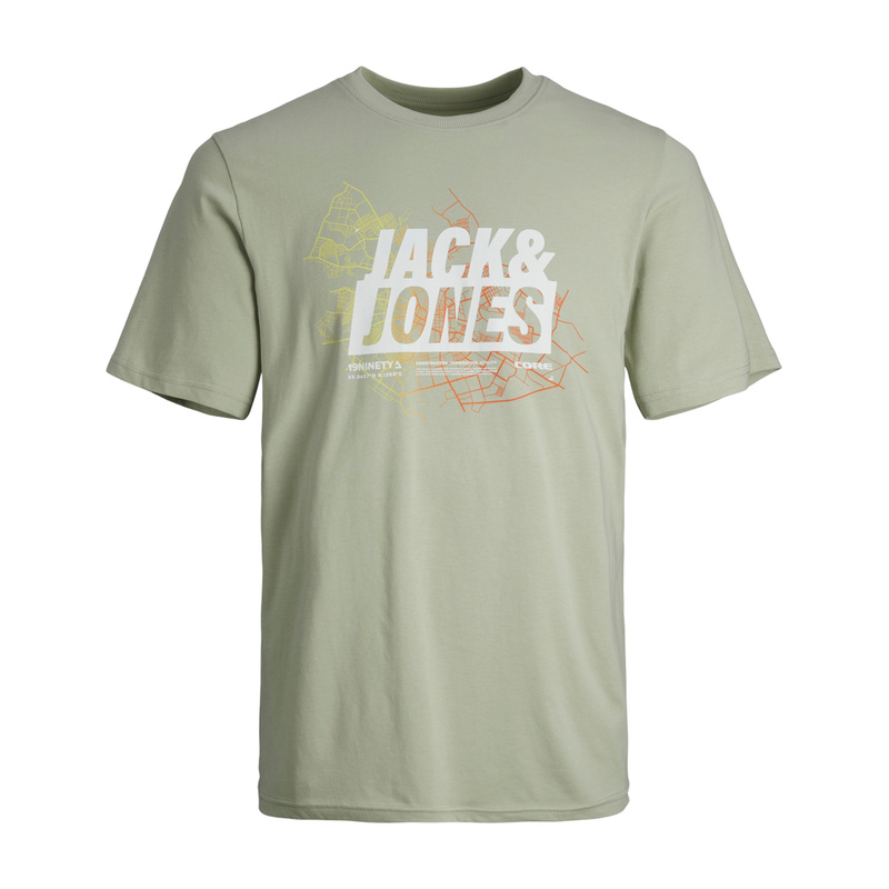 T-Shirt JCOMAP SUMMER LOGO in desert sage von jack & jones