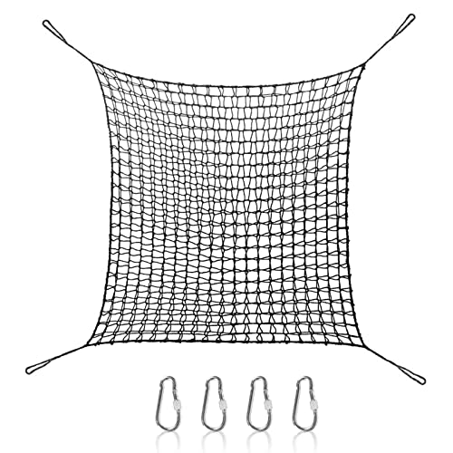 Kinder-Spielplatznetz, doppeltes Polyester-Kletternetz, Balkonschutznetz, Schaukel, Seil, Ladungsnetz, Anti-Sturz-Sicherheitsnetz, Treppennetze, Gartenschaukel für Baumhaus, Hinterhof (2x3 m) von jackfru