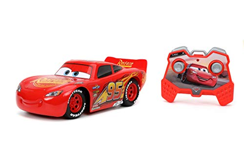 Disney Pixar Cars 1:24 Lightning McQueen RC Remote Control Car 2.4 GHz Red, Toys for Kids Disney Pixar Cars 1:24 Lightning McQueen RC Remote Control Car 2.4 GHz Red, Toys for Kids von jada toys