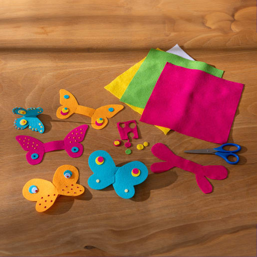 Sachenmacher Fingerflieger Schmetterlinge, Bastelset für 10 Stück Sachenmacher Fingerflieger Schmetterlinge, Bastelset für 10 Stück von jako-o
