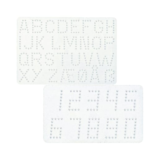 Steckplatten Buchstaben + Zahlen, 2 Stück von jako-o