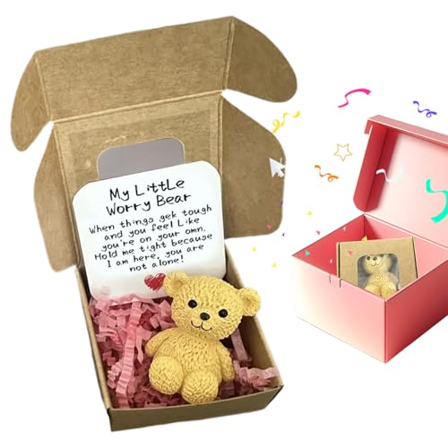 jamgeery Tiny Bear – ein Taschenbär- , Mini-Andenken für Frauen, Männer, Liebhaber, Kinder, Glück, Pflege, Freunde, Erwachsene von jamgeery
