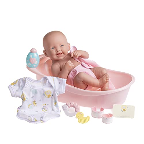 JC Toys 18570 - Puppe Newborn+Bad, 36 cm von JC Toys