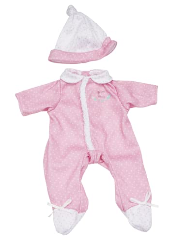 JC Toys Berenguer Boutique La Babypuppen-Outfit, 2-teilig, Rosa, Weiß und Blumendruck, waschbar, ab 2 Jahren, passend für Puppen von 22,9 cm - 30,5 cm JC Toys Berenguer Boutique La Babypuppen-Outfit, 2-teilig, Rosa, Weiß und Blumendruck, waschbar, ab 2 Jahren, passend für Puppen von 22,9 cm - 30,5 cm von jc toys