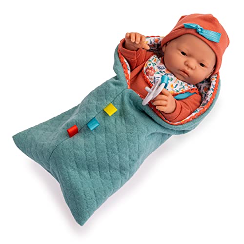 JC Toys- Muñeca Mini La Newborn recién nacida de 24 cm, de vinilo Suave, colección Nature, Con ropa floral, chupete y saco, niña, diseñada en España por Berenguer, +2 años JC Toys- Muñeca Mini La Newborn recién nacida de 24 cm, de vinilo Suave, colección Nature, Con ropa floral, chupete y saco, niña, diseñada en España por Berenguer, +2 años von jc toys