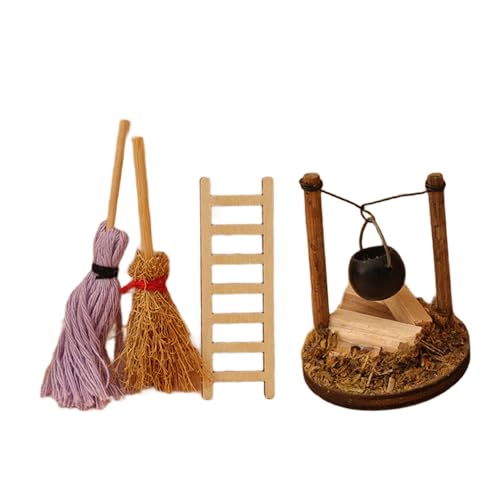 jdstty Kreative Puppenhäuser Miniatur Ländliche Szene Mit Holzhöfen Für Puppenhäuser Enthusiasten Model Dollhouses Sammler von jdstty