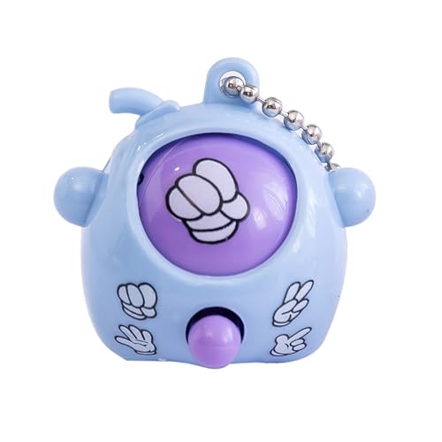 jdstty Creative Rock Paper Scissor Vending Keychain Toy Mit Zufälliger Farbe Für Endlose Spaß Und Interaktion Für Kinder von jdstty