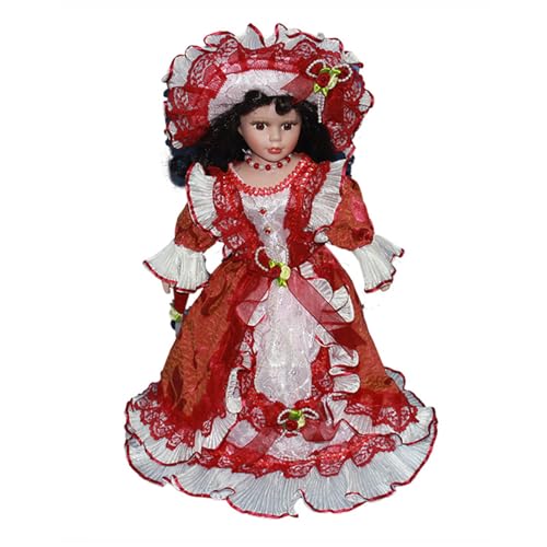 jdstty Elegante 17 Zoll Porzellan Clownpuppen Für Dekoration Und Sammelpuppenmodell Für Anzeigen Und Geschenk von jdstty