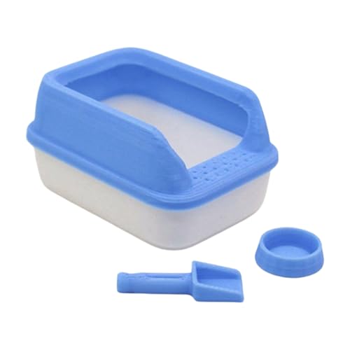 jdstty Pädagogische Puppenhäuser Pet Playset Bowl Poop Schaufel Dollhouses 1:12 Skala Realistic Supplies Modell Playset von jdstty
