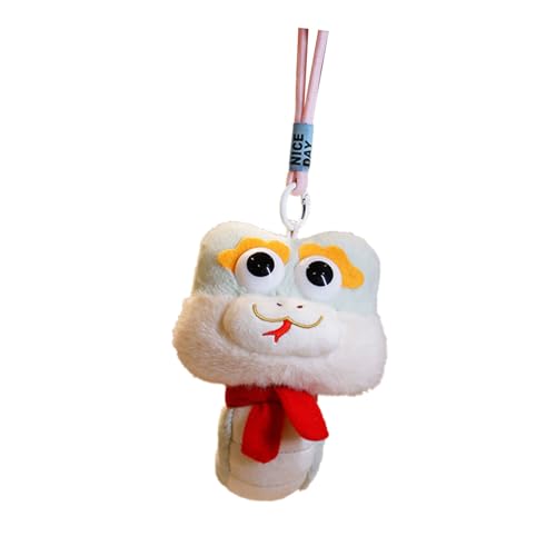 jdstty Schlangenjahr Festival Plüsch Anhänger Zodiacal Toy Viel Glück Schlange Für Und Büro Ornament Festival Hängende Dekoration von jdstty