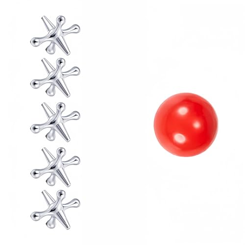 jdstty Spannungsbilanzkugeln Mit Metall Und Gummibällchen Zur Konzentrationsentwicklung Und Entspannung Desktop Aktivitätsspielzeug Gesetzt von jdstty