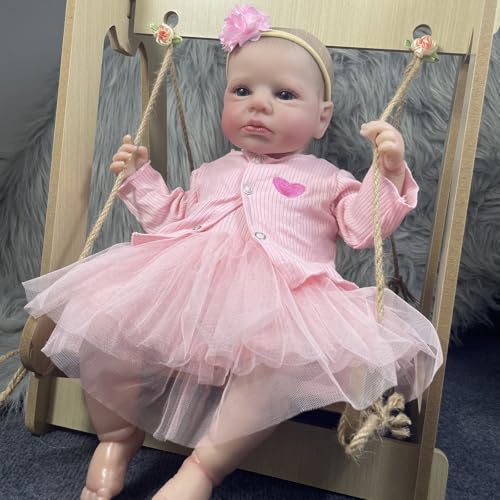 jdstty Wiedergeborene Babypuppen Anatomisch Korrekte Realistische Neugeborene Babypuppen Kieselgel Weiche Vinyls Körper Echtes Babypuppen jdstty Wiedergeborene Babypuppen Anatomisch Korrekte Realistische Neugeborene Babypuppen Kieselgel Weiche Vinyls Körper Echtes Babypuppen von jdstty