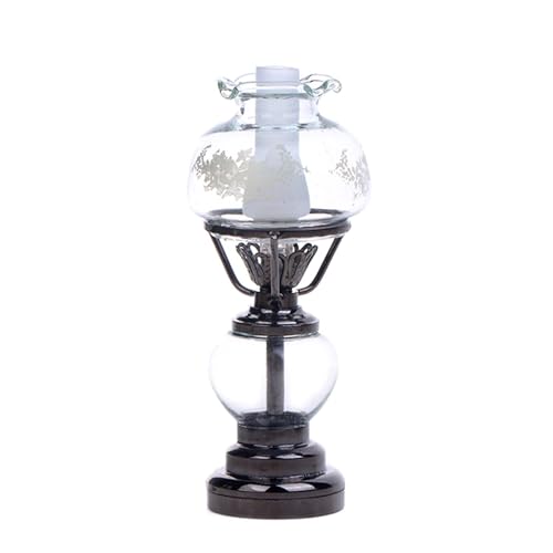 jdstty Wohnzimmer Tischlampe Figur Modell Realistische Kerosin Vintage Life Szene Puppen Tun Spieleinrichtungen von jdstty