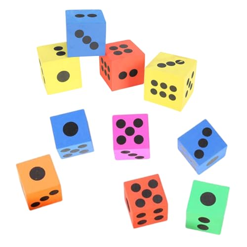 10pcs Softschwamm Würfel Für Familienspiele Game Pädagogik Spielzeugschaum Würfe Mit Quadratischen Kanten Innen Freien Freien Schaumpunkt Pädagogische Spielzeug 10pcs Softschwamm Würfel Für Familienspiele Game Pädagogik Spielzeugschaum Würfe Mit Quadratischen Kanten Innen Freien Freien Schaumpunkt Pädagogische Spielzeug von jebyltd