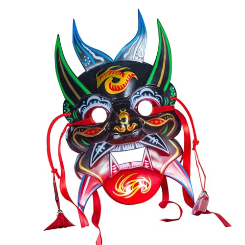 Vollgesichtsmaske Masquerade Party Maske Cosplay Maske Hand Bemalt Nuo Opern Maske Für Temple Halloween Weihnachtsfeier Vollgesichtsmaske Masquerade Party Maske Cosplay Maske Hand Bemalt Nuo Opern Maske Für Temple Halloween Weihnachtsfeier von jebyltd