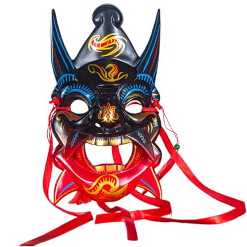 Vollgesichtsmaske Masquerade Party Maske Cosplay Maske Hand Bemalt Nuo Opern Maske Für Temple Halloween Weihnachtsfeier Vollgesichtsmaske Masquerade Party Maske Cosplay Maske Hand Bemalt Nuo Opern Maske Für Temple Halloween Weihnachtsfeier von jebyltd