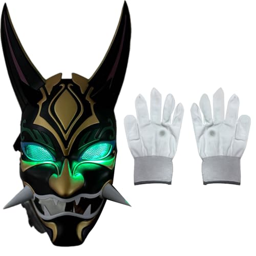 jebyltd Anime Game Abbildung Xiao Maske Leuchten Sie Die Volle Gesichtsmaske Mit Induktionsschalter Handschuh Halloween Genshin Impacts Patronus Maske jebyltd Anime Game Abbildung Xiao Maske Leuchten Sie Die Volle Gesichtsmaske Mit Induktionsschalter Handschuh Halloween Genshin Impacts Patronus Maske von jebyltd