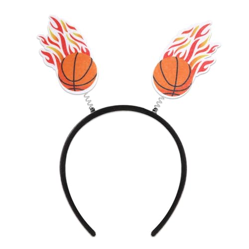 jebyltd Basketballthema Kopfbedeckung Nonsilip Hairband Cheerleader Bühnenshow Head Accessoire Für Kinder Erwachsenenschule Event Basketball Haarband jebyltd Basketballthema Kopfbedeckung Nonsilip Hairband Cheerleader Bühnenshow Head Accessoire Für Kinder Erwachsenenschule Event Basketball Haarband von jebyltd