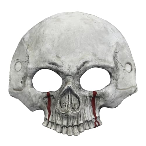 jebyltd Bloody Skull Skeleton Maske Halbgesicht Der Schädel Maske PU Schaum Skelettmaske Für Halloween Haunted Houses Cosplay Party jebyltd Bloody Skull Skeleton Maske Halbgesicht Der Schädel Maske PU Schaum Skelettmaske Für Halloween Haunted Houses Cosplay Party von jebyltd