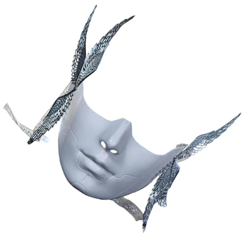 jebyltd Geflügelte Maskerade, mechanisches halbes Gesicht für Damen und Herren, Halloween, Cosplay, Maskerade, Kostüm-Zubehör jebyltd Geflügelte Maskerade, mechanisches halbes Gesicht für Damen und Herren, Halloween, Cosplay, Maskerade, Kostüm-Zubehör von jebyltd