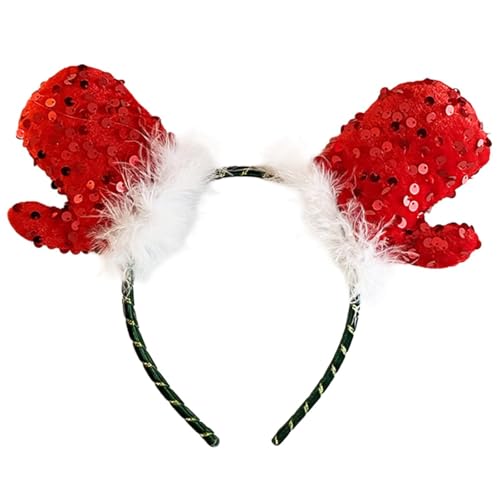 jebyltd Weihnachtskostüm Stirnbandhut Bühne Kopfwege Pailletten Party Requisiten Präsentieren Stirnbänder Stirnbänder Für Frauen Bulk von jebyltd
