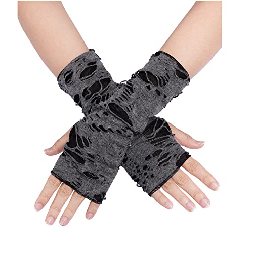 jerbro 1 Paar Fingerlose Handschuhe Damen Punk Spinnennetz Spitzenhandschuhe Punkhandschuhe für Halloween Kostüm Cosplay Kostümzubehör Kostümparty Karneval Thema Party jerbro 1 Paar Fingerlose Handschuhe Damen Punk Spinnennetz Spitzenhandschuhe Punkhandschuhe für Halloween Kostüm Cosplay Kostümzubehör Kostümparty Karneval Thema Party von jerbro