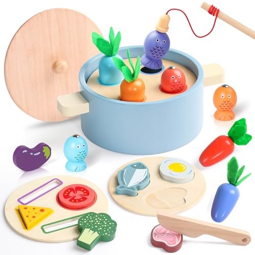 Angelspiel Montessori Spielzeug Motorikspielzeug Kinderspielzeug Geschenk Mädchen Junge von jerryvon