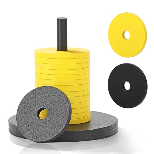 jiawaggag Schockbesteck Holz Schocken Set mit 14 Scheiben und Ständer Schock Besteck für Jule Meiern Maxen Mörkeln Gelb und Schwarz 10X10cm jiawaggag Schockbesteck Holz Schocken Set mit 14 Scheiben und Ständer Schock Besteck für Jule Meiern Maxen Mörkeln Gelb und Schwarz 10X10cm von jiawaggag