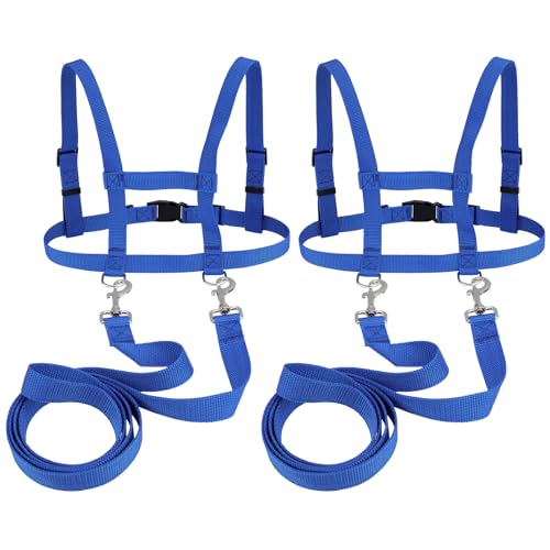 jiawaggag 2 Stück Pferdeleinen Blau Pferdegeschirr für Kinder Pferdeleine zum Spielen für Kinder für Spielen Skifahren Rollenspiel jiawaggag 2 Stück Pferdeleinen Blau Pferdegeschirr für Kinder Pferdeleine zum Spielen für Kinder für Spielen Skifahren Rollenspiel von jiawaggag