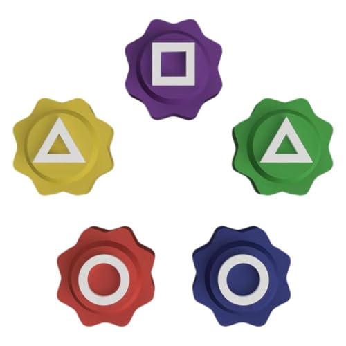 Korean Game - Klassisches Hand-Augen-Koordination Spiel mit 5 bunten Steinen, Unisex Multicolor Traditionelles Volksspiel für Alle Altersgruppen (60+), Interaktive Spielerei für Kinder & Erwachsene von jiejack